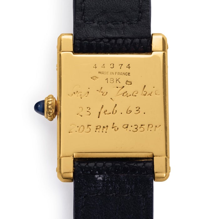 Jacqueline Kennedy Onassis’s Cartier Tank ‘France’ is on Auction this 21st June in New York City