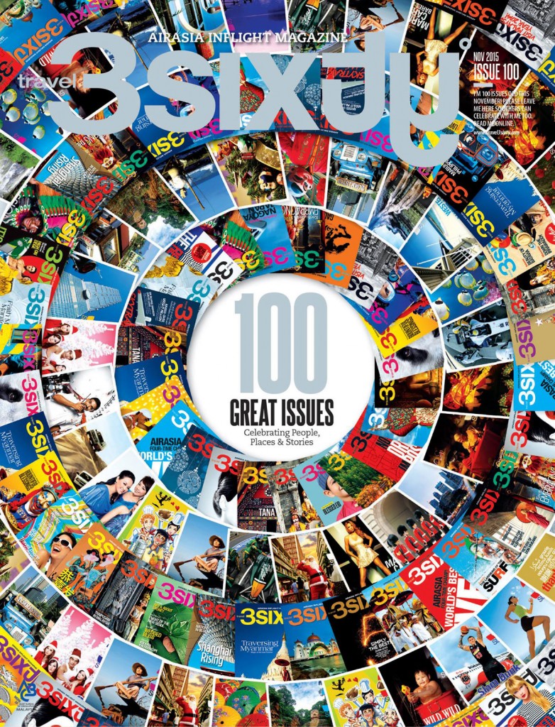 亚航travel 3Sixty° 机舱杂志欢庆刊登第100期