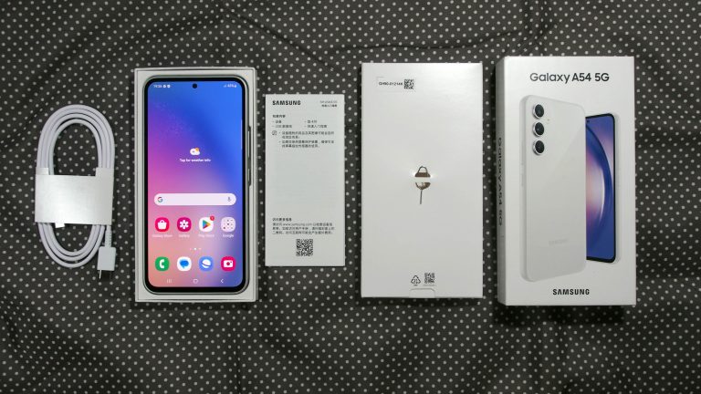 三星Galaxy A54 5G开箱文