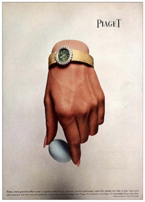 Piaget advertising campaign from the 1970’s.